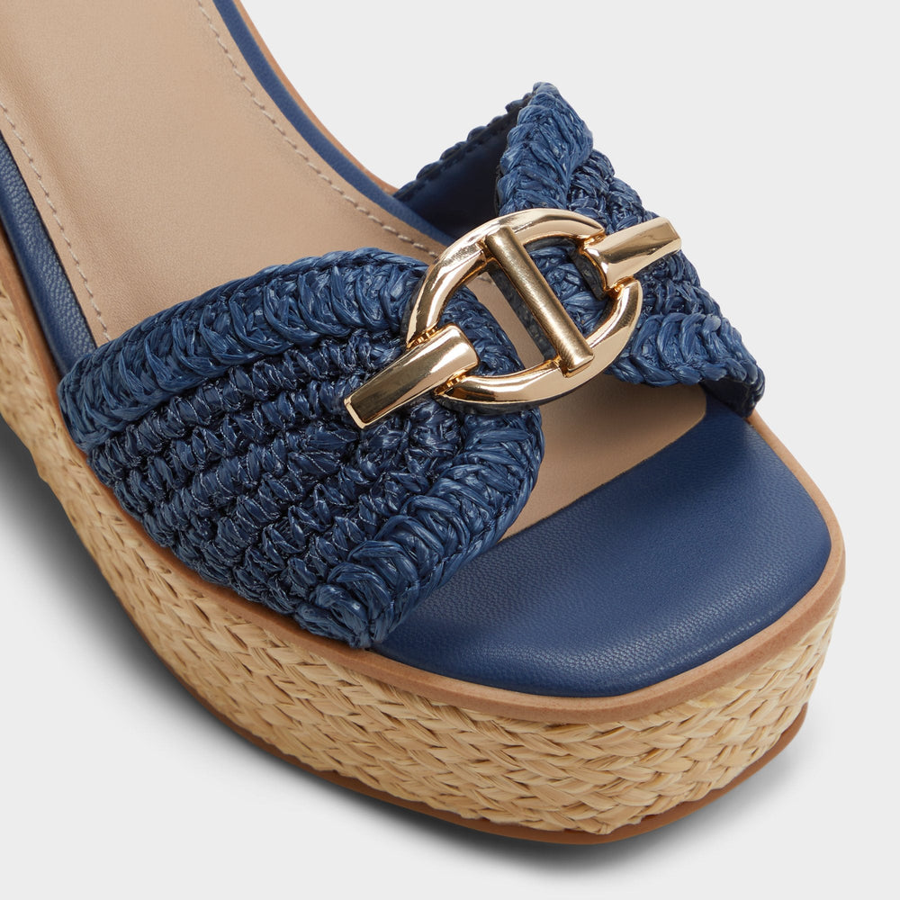 Aldo Ybylin Navy Women's Platform sandals - Wedge sandal Women