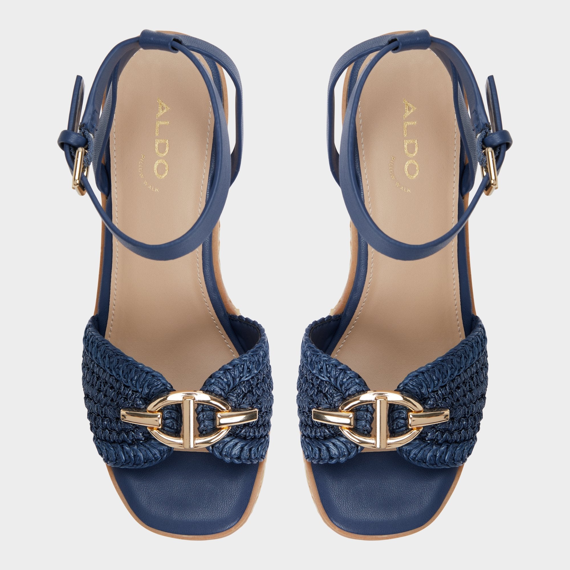 Aldo Ybylin Navy Women's Platform sandals - Wedge sandal Women