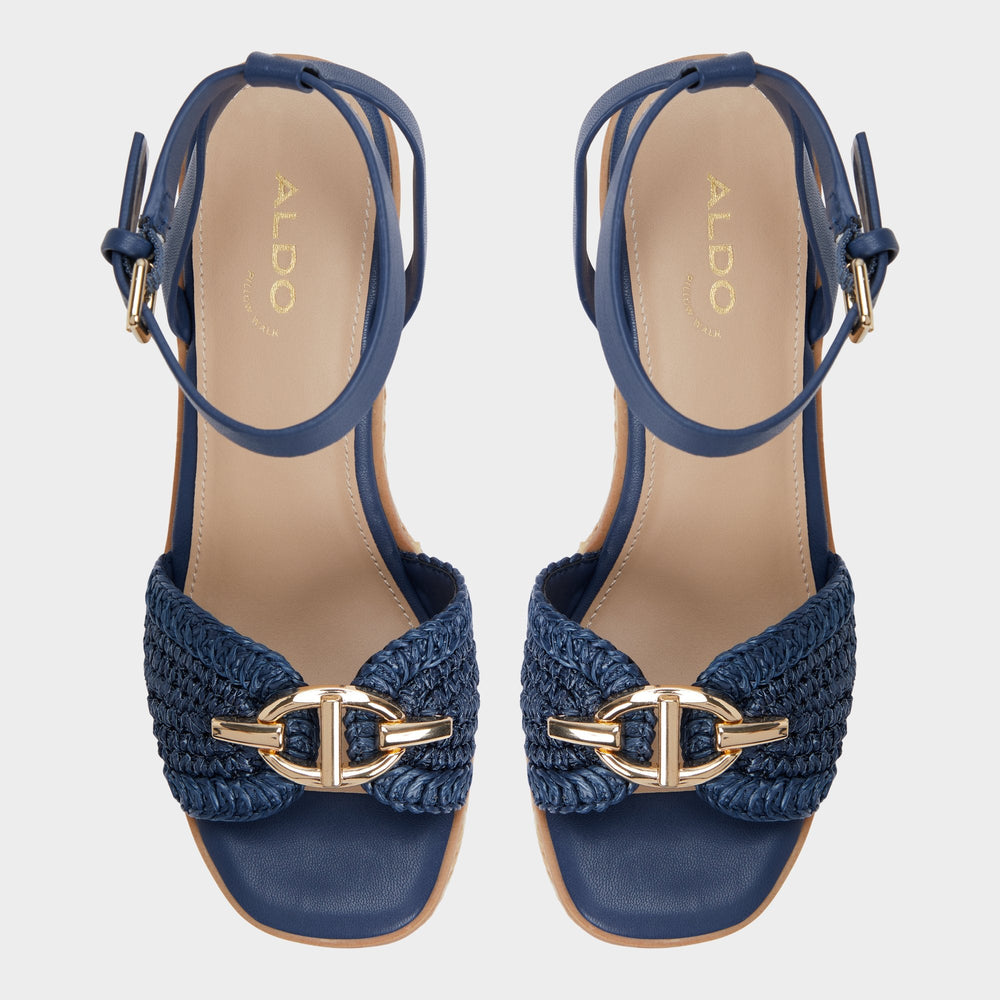 Aldo Ybylin Navy Women's Platform sandals - Wedge sandal Women
