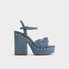 Aldo Ulialdan Blue Combo Women's Platform sandals - Strappy heeled sandal Women