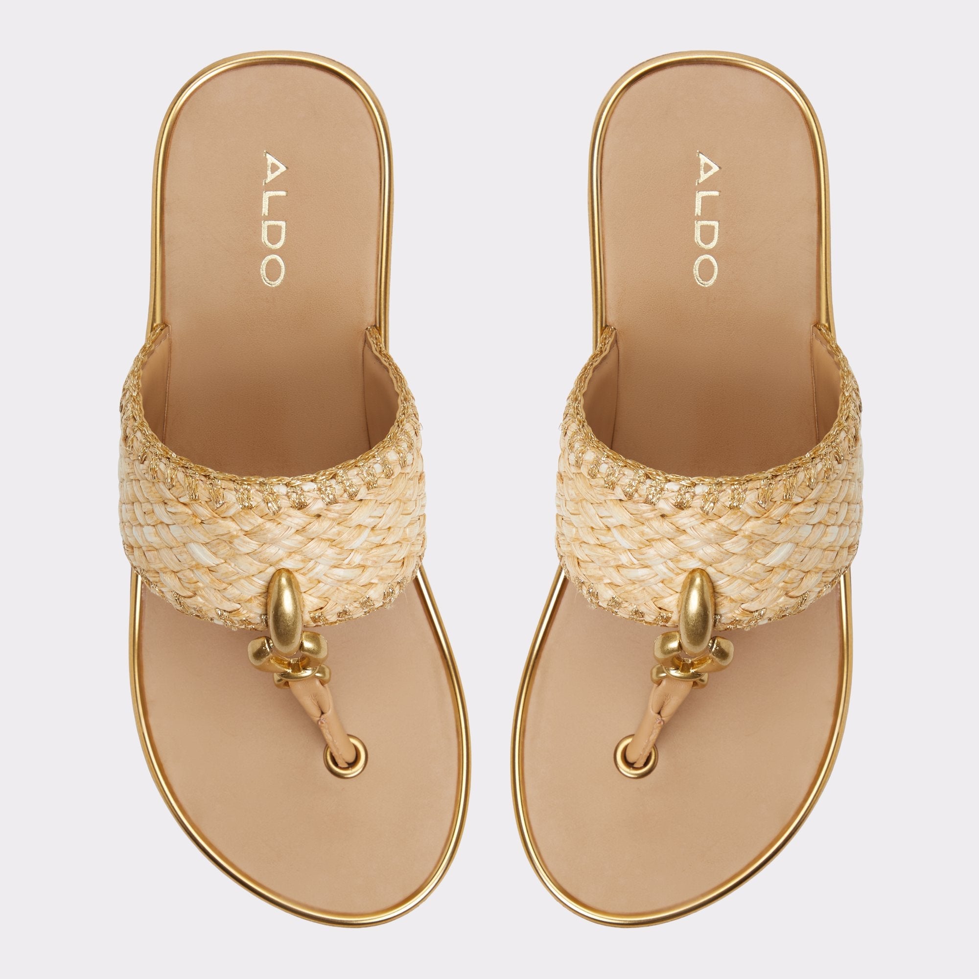 Aldo Penelopy Natural Women's Wedges - Wedge sandal, Wedge heel Women