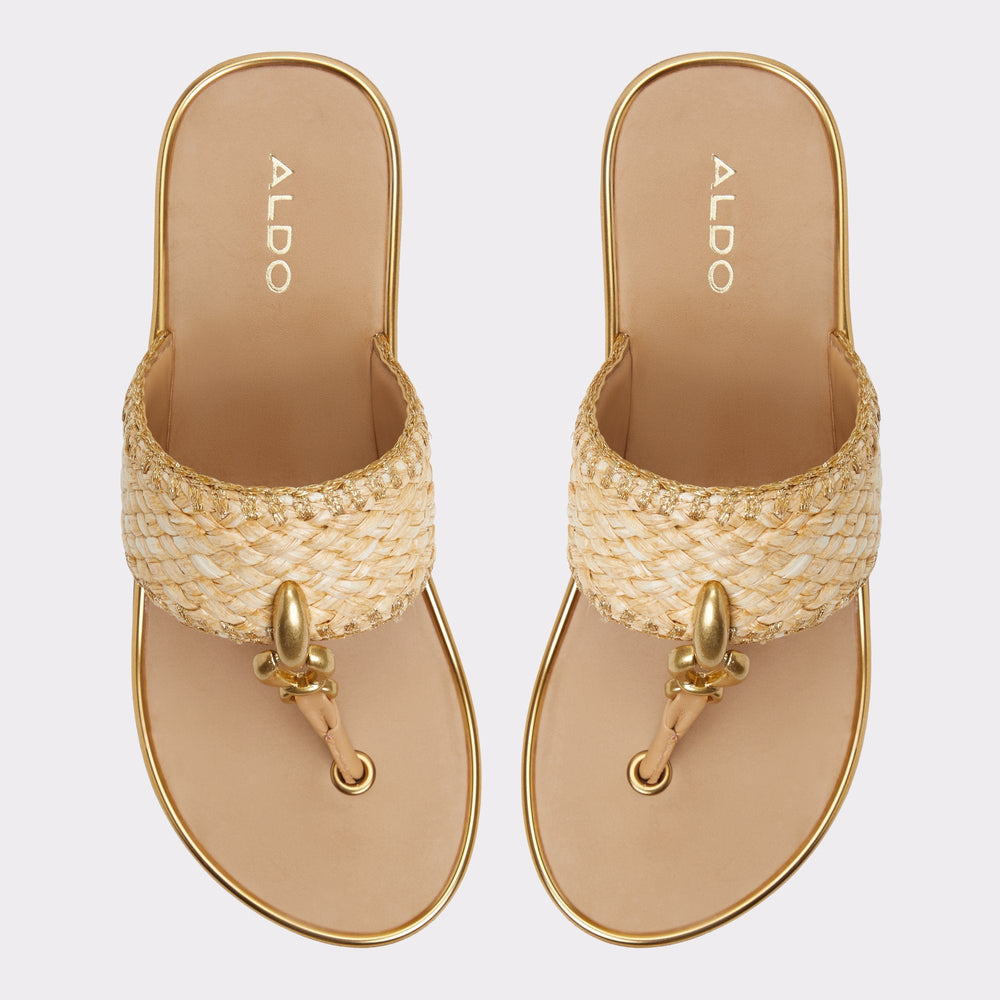 Aldo Penelopy Natural Women's Wedges - Wedge sandal, Wedge heel Women