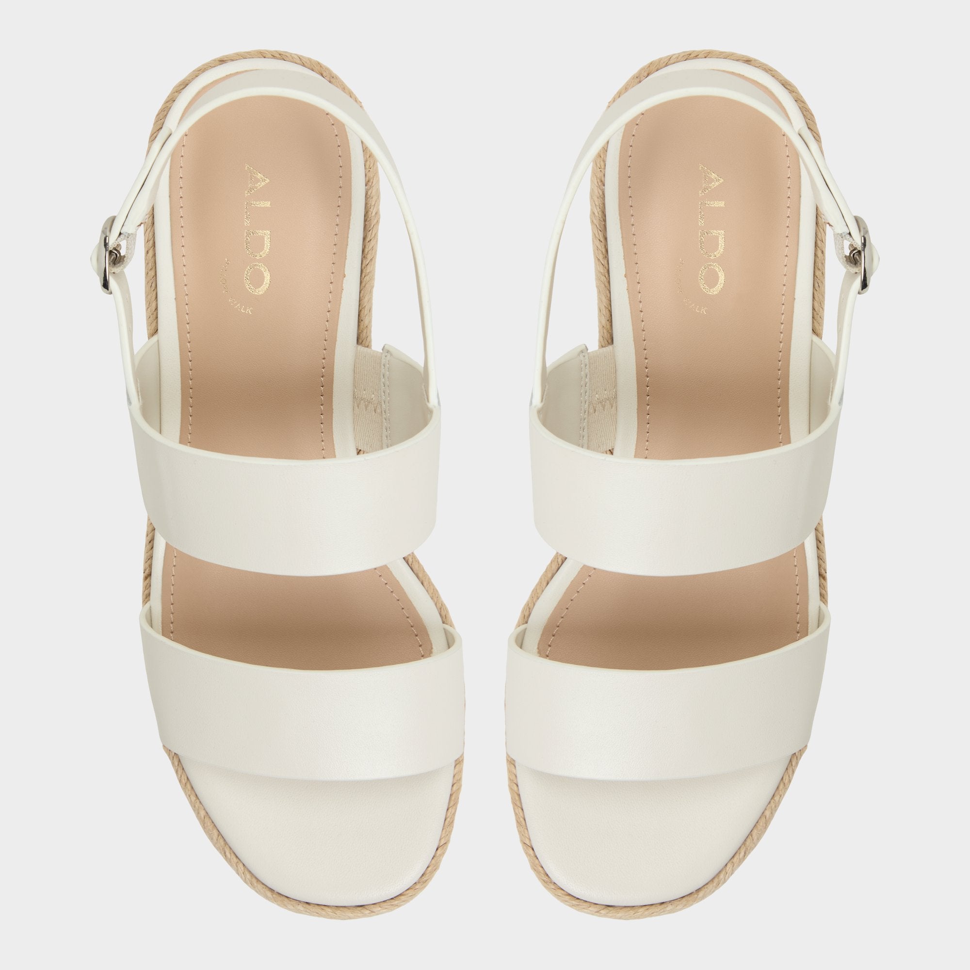 Aldo Keoni Open White Women's Platform sandals - Wedge sandal Women