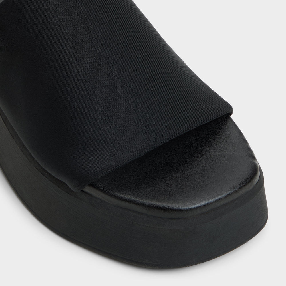 Aldo Yassa Black Women's Wedges - Wedge sandal Women