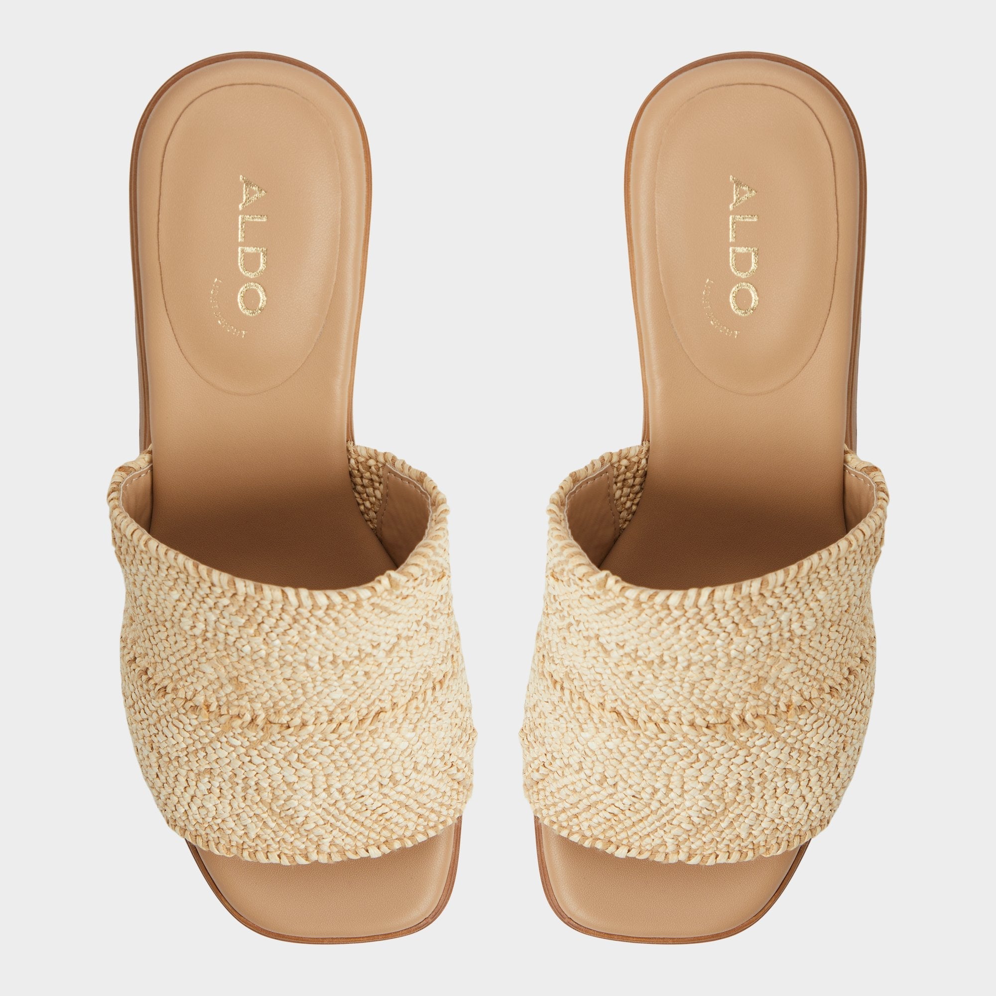 Aldo Maysee Natural Women's Platform sandals - Heeled mule, Platform Women