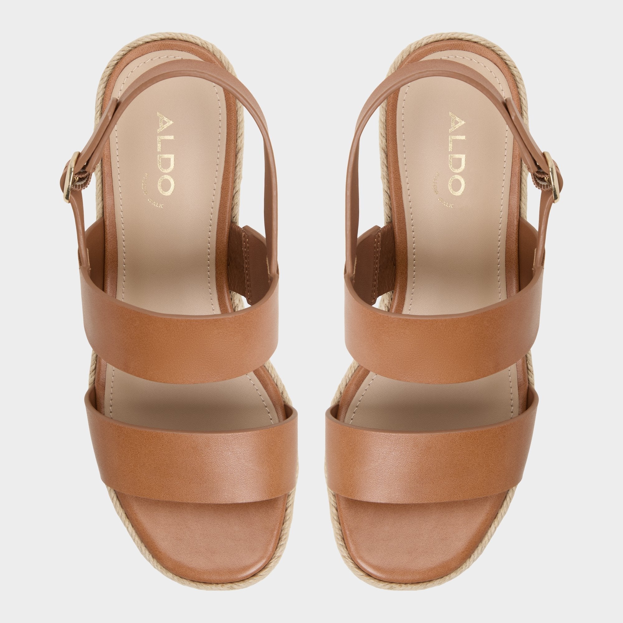 Aldo Keoni Medium Brown Women's Platform sandals - Wedge sandal Women