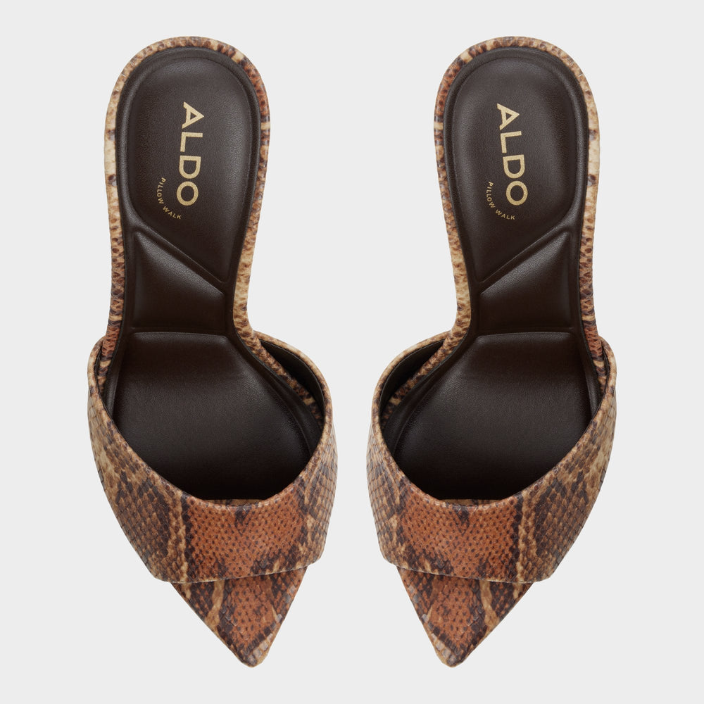 Aldo Anniebrilden in Brown Multi 14190598 - Heeled mule, Stiletto heel Women|New