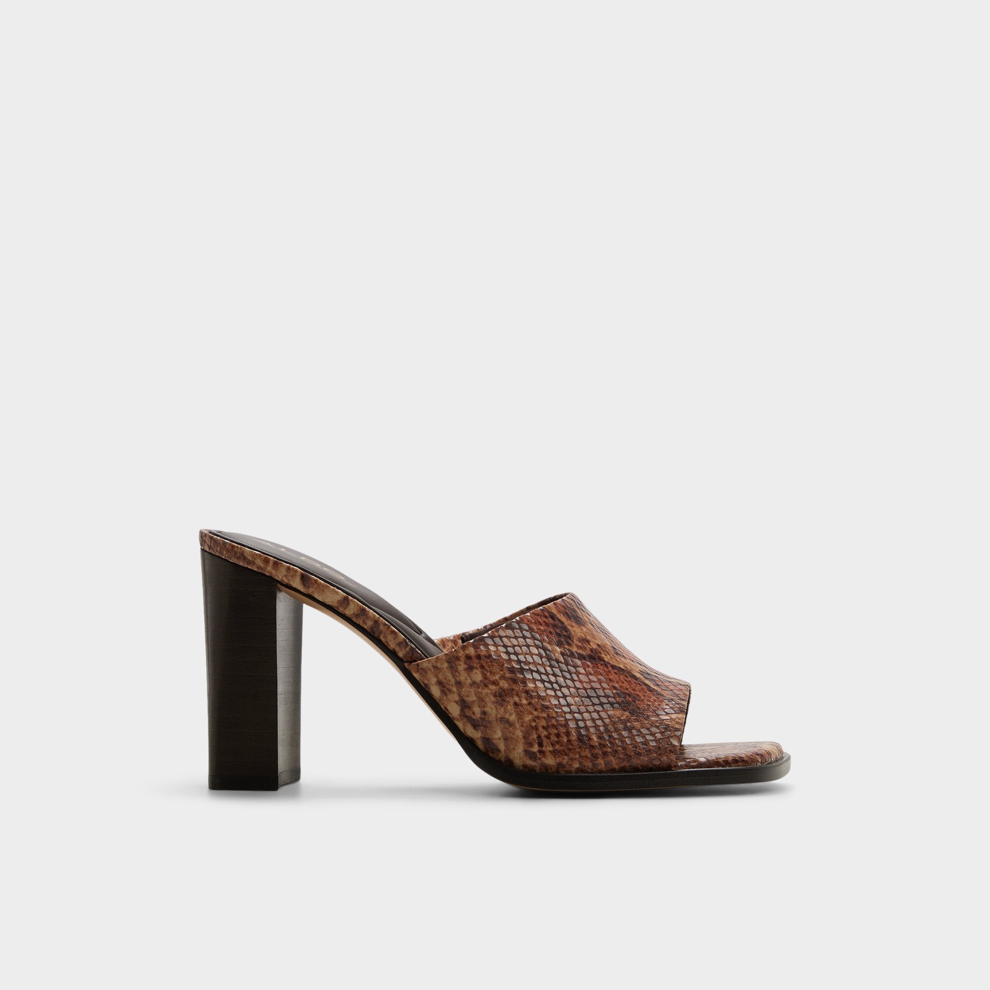 Aldo Re in Sophia Brown Multi14190695 - Heeled mule, Block heel Women|New