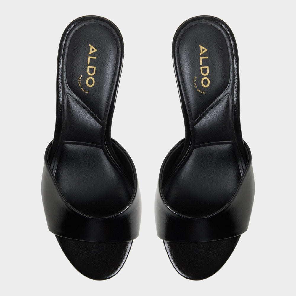 Aldo Annaberaen in Black - Heeled mule, Stiletto heel Women