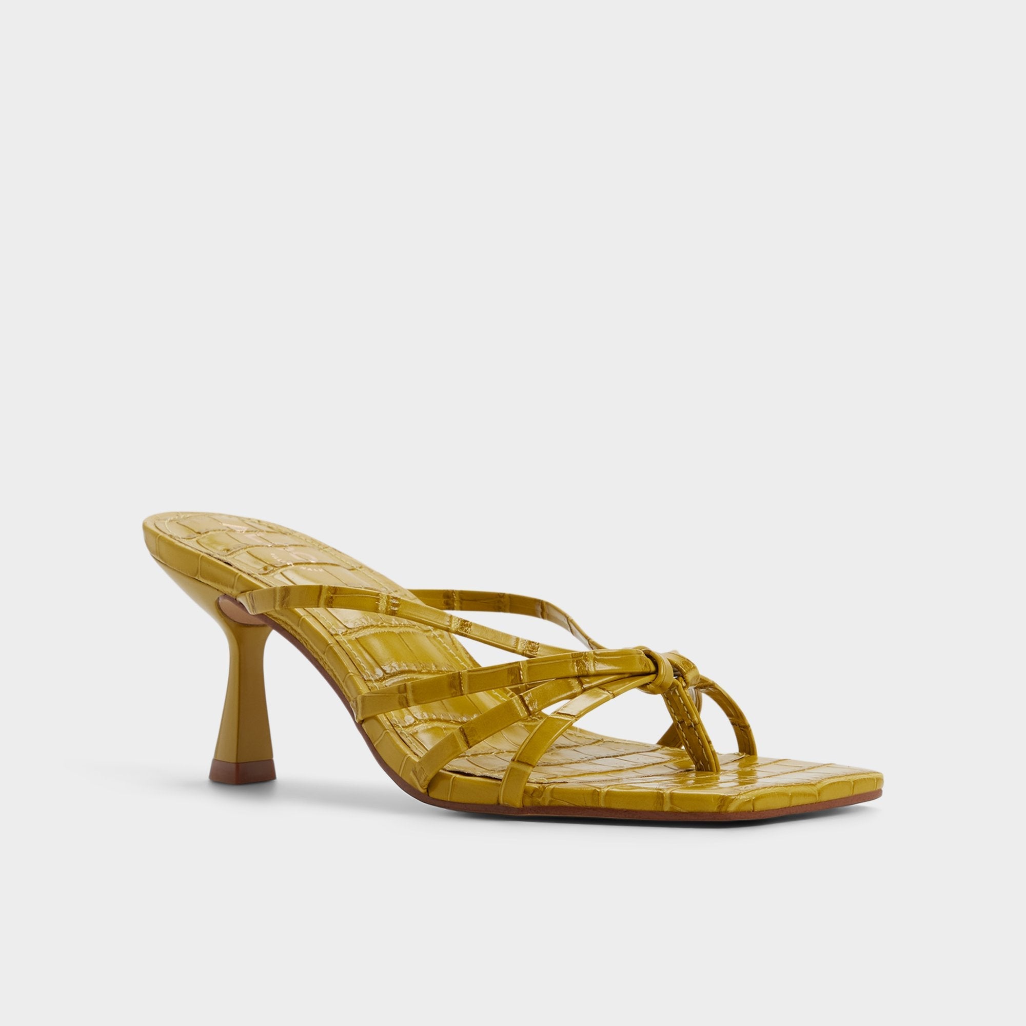 Aldo Lumera in Other Yellow - Heeled mule, Stiletto heel Women