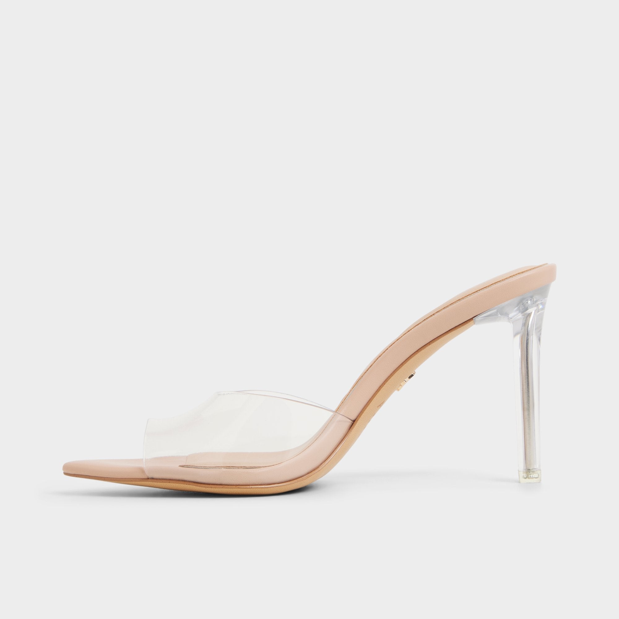 Aldo Anitabrilden Beige Women's Mule slides - Heeled mule, Stiletto heel Women