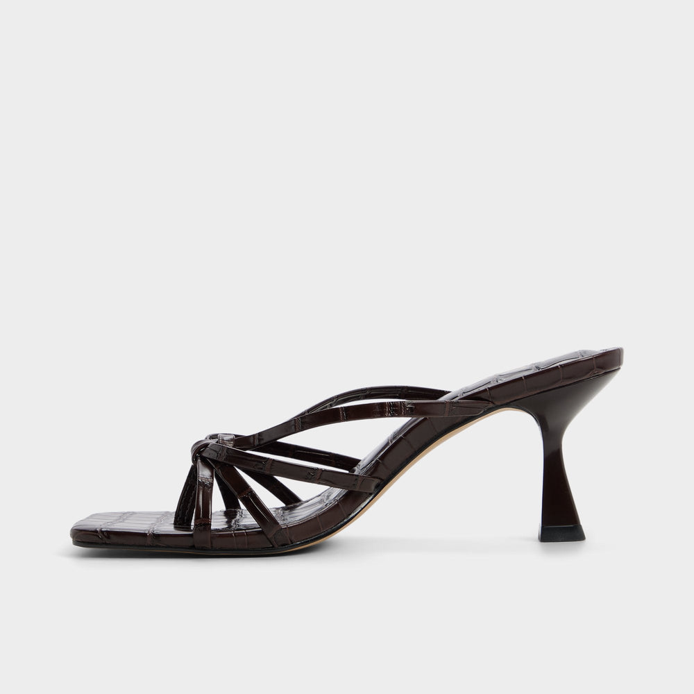 Aldo Lumera in Dark Brown - Heeled mule, Stiletto heel Women