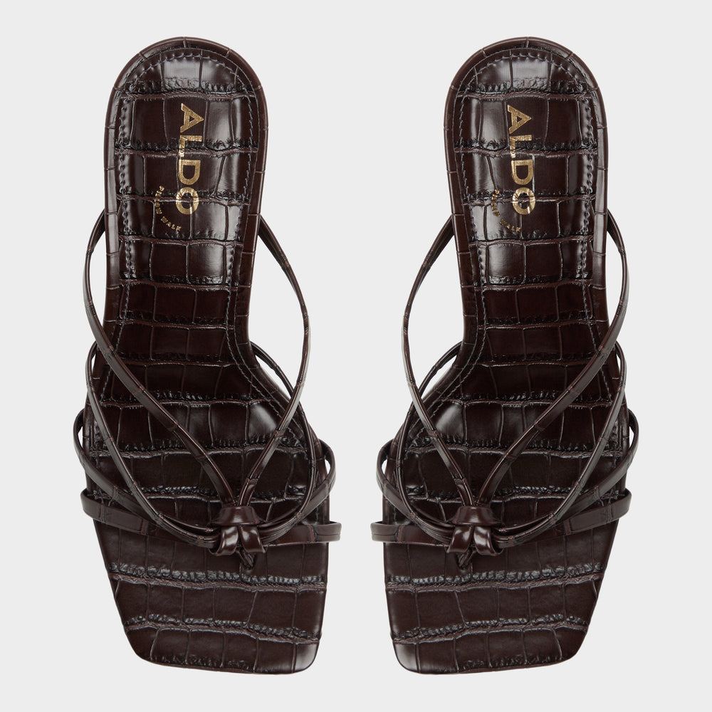 Aldo Lumera in Dark Brown - Heeled mule, Stiletto heel Women