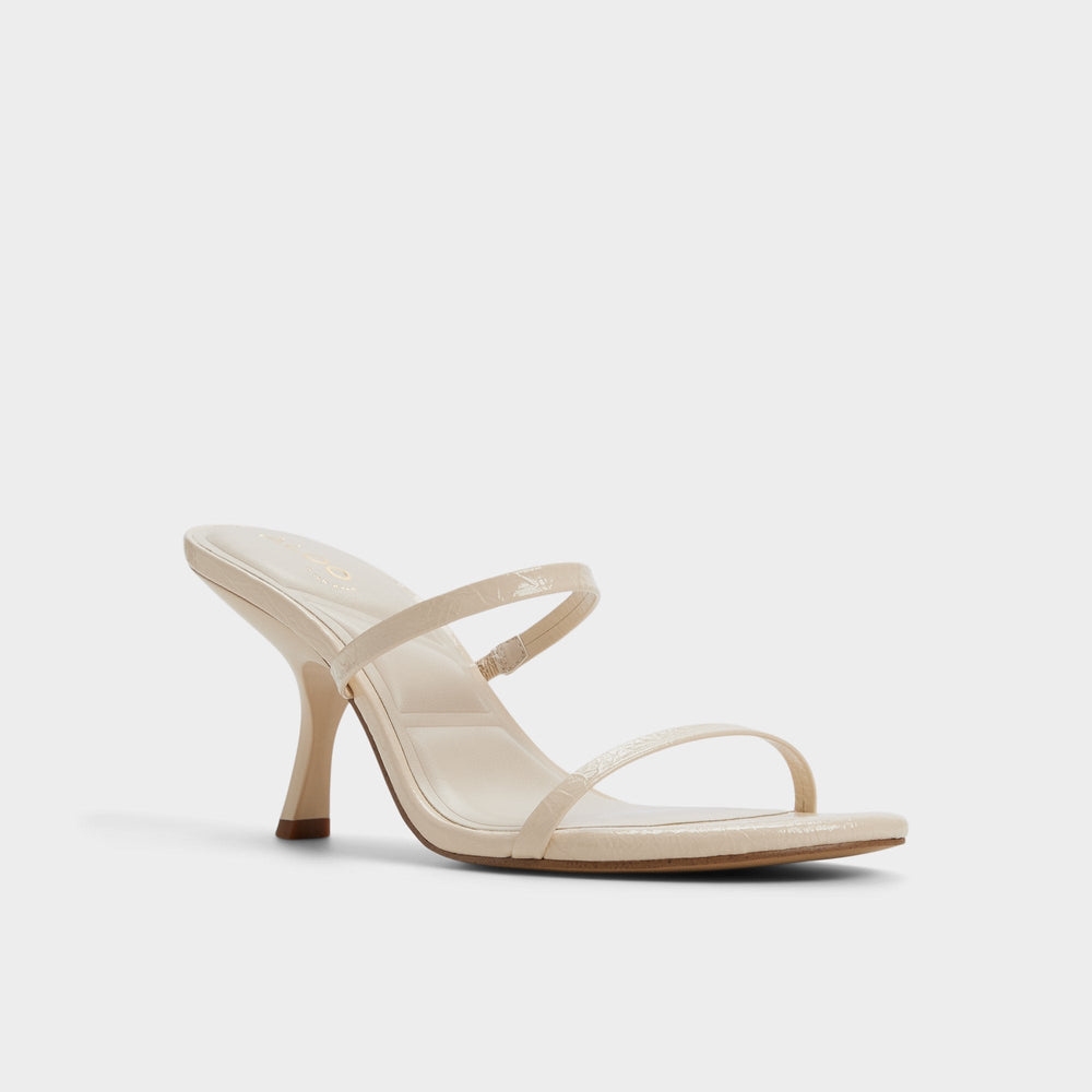 Aldo Avelinda in Cream - Heeled mule Women