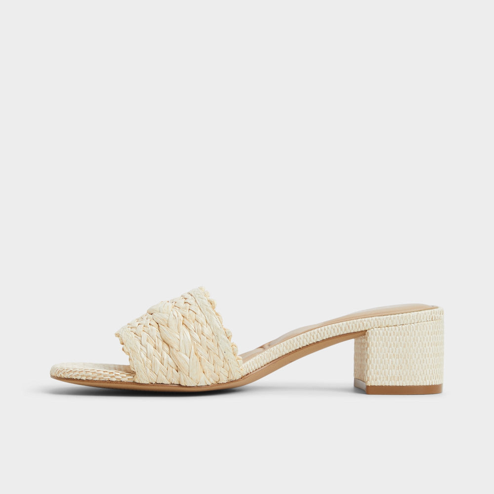 Aldo Claudina Natural Women's Block heels - Heeled mule, Block heel Women