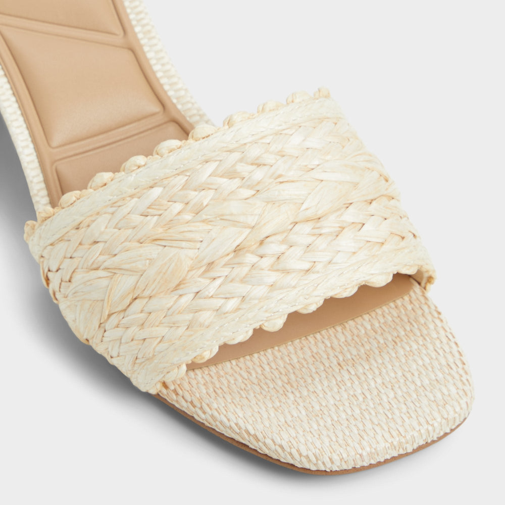 Aldo Claudina Natural Women's Block heels - Heeled mule, Block heel Women