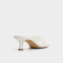 Aldo Pearlia White Women's Heeled mules - Heeled mule Women