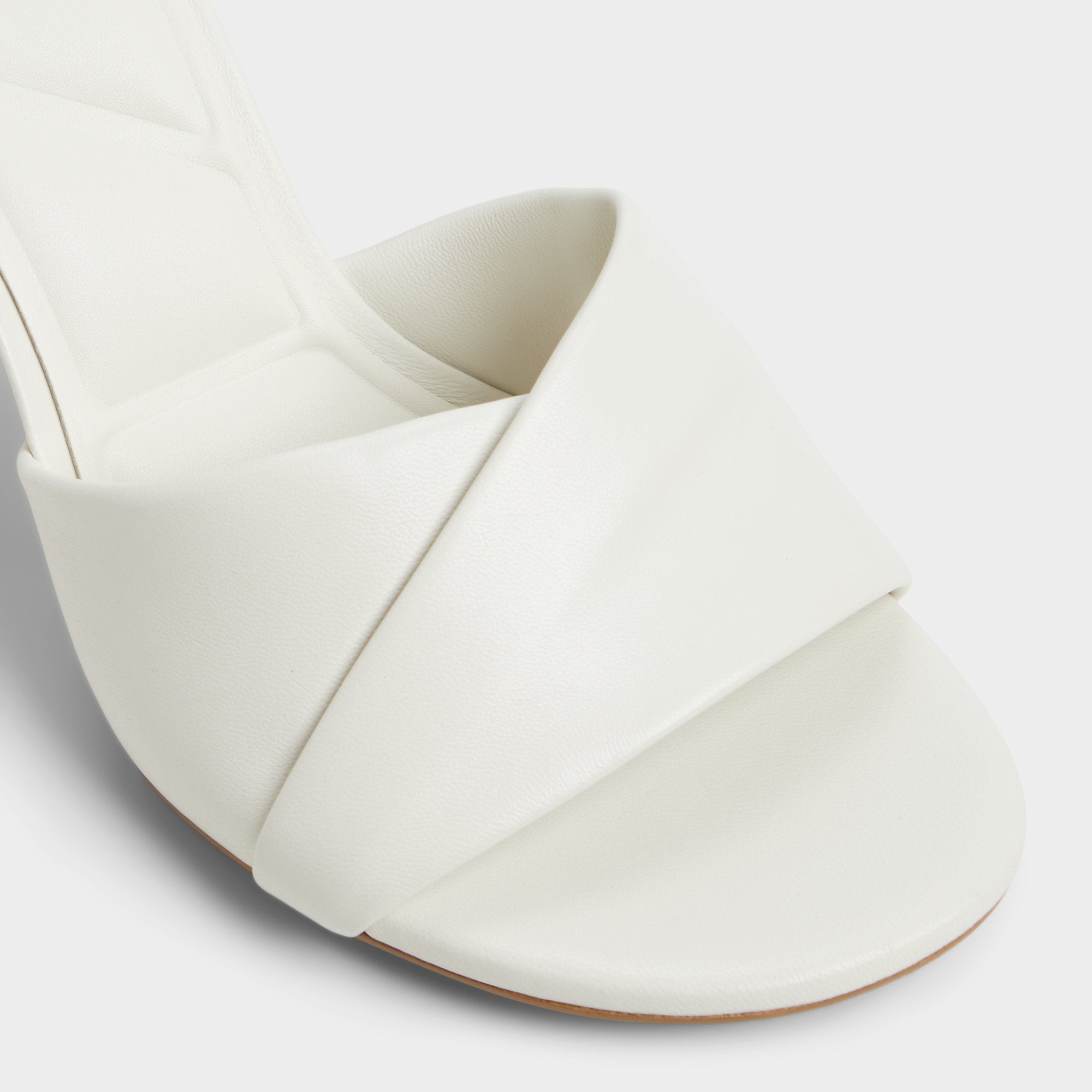 Aldo Lyhanna White/Bone Women's Heeled mules - Heeled mule, Stiletto heel Women