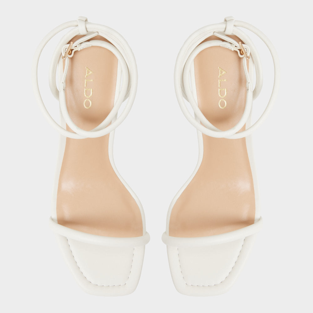Aldo Demmi White Women's Strappy sandals - , Kitten heel Women
