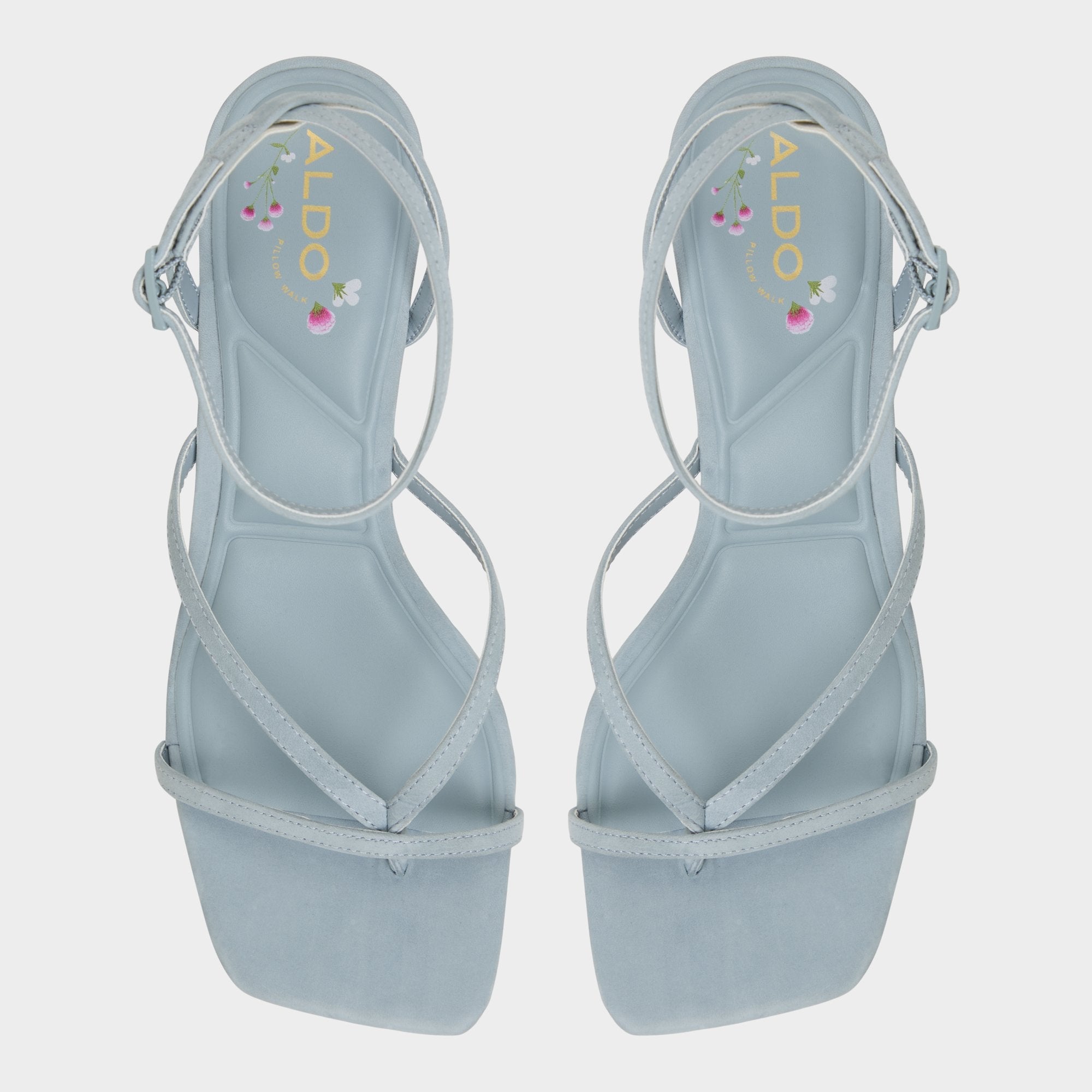 Aldo Soffie Other Blue Women's Strappy sandals - Strappy heeled sandal, Kitten heel Women