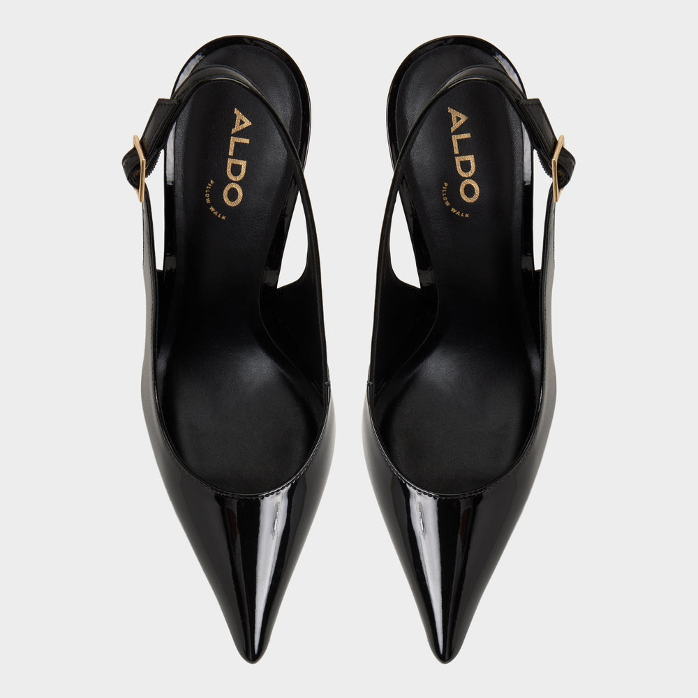 Aldo Stessysling Black Women's Pumps - Sling back high heel, Stiletto heel Women