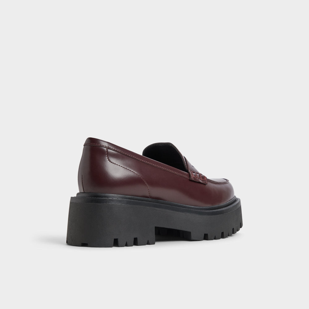 Aldo Cadaycia in Bordo - Loafer, Lug sole Women