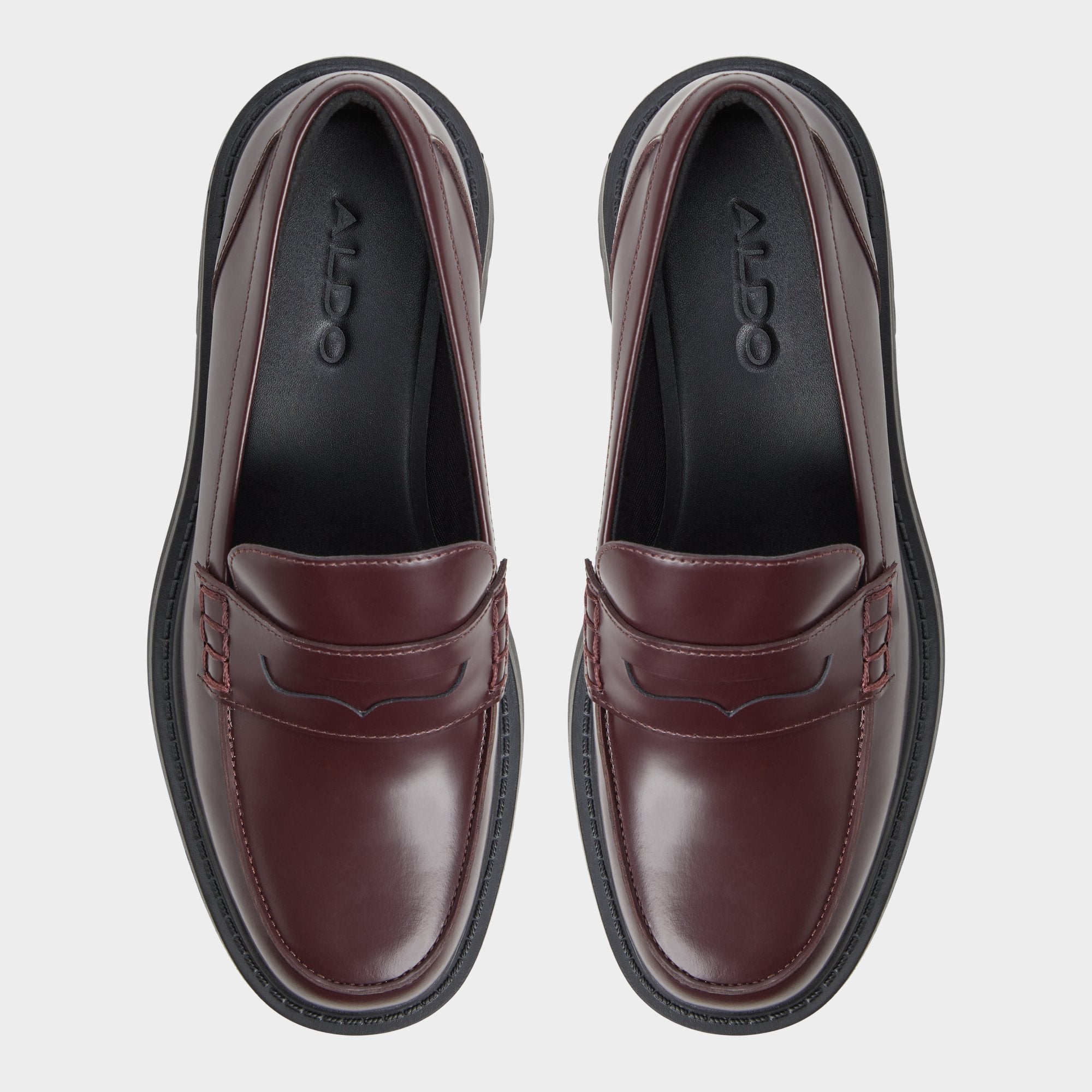 Aldo Cadaycia in Bordo - Loafer, Lug sole Women