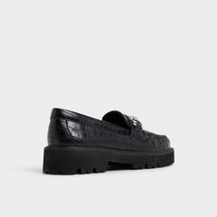 Aldo Danrose Black Women's Loafers & Oxfords - Loafer, Lug sole Women