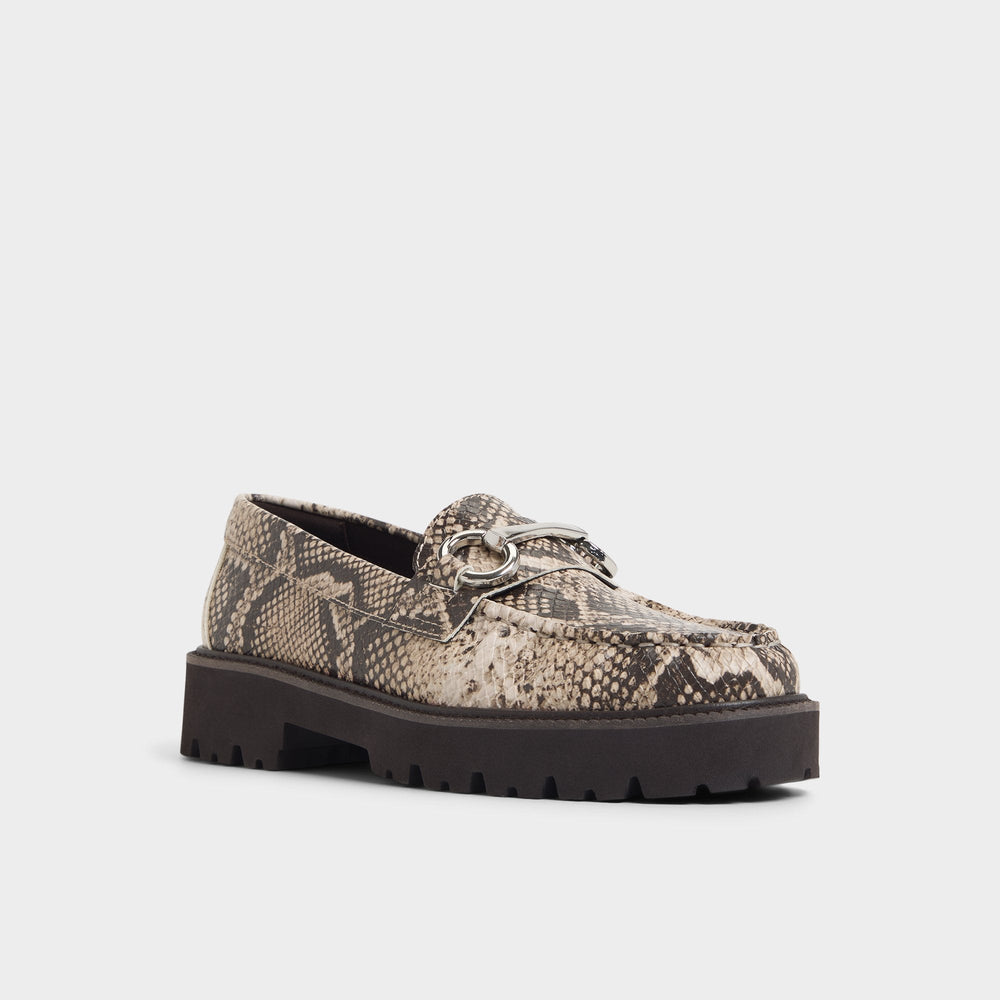 Aldo Danrose in Open Brown - Loafer, Lug sole Women