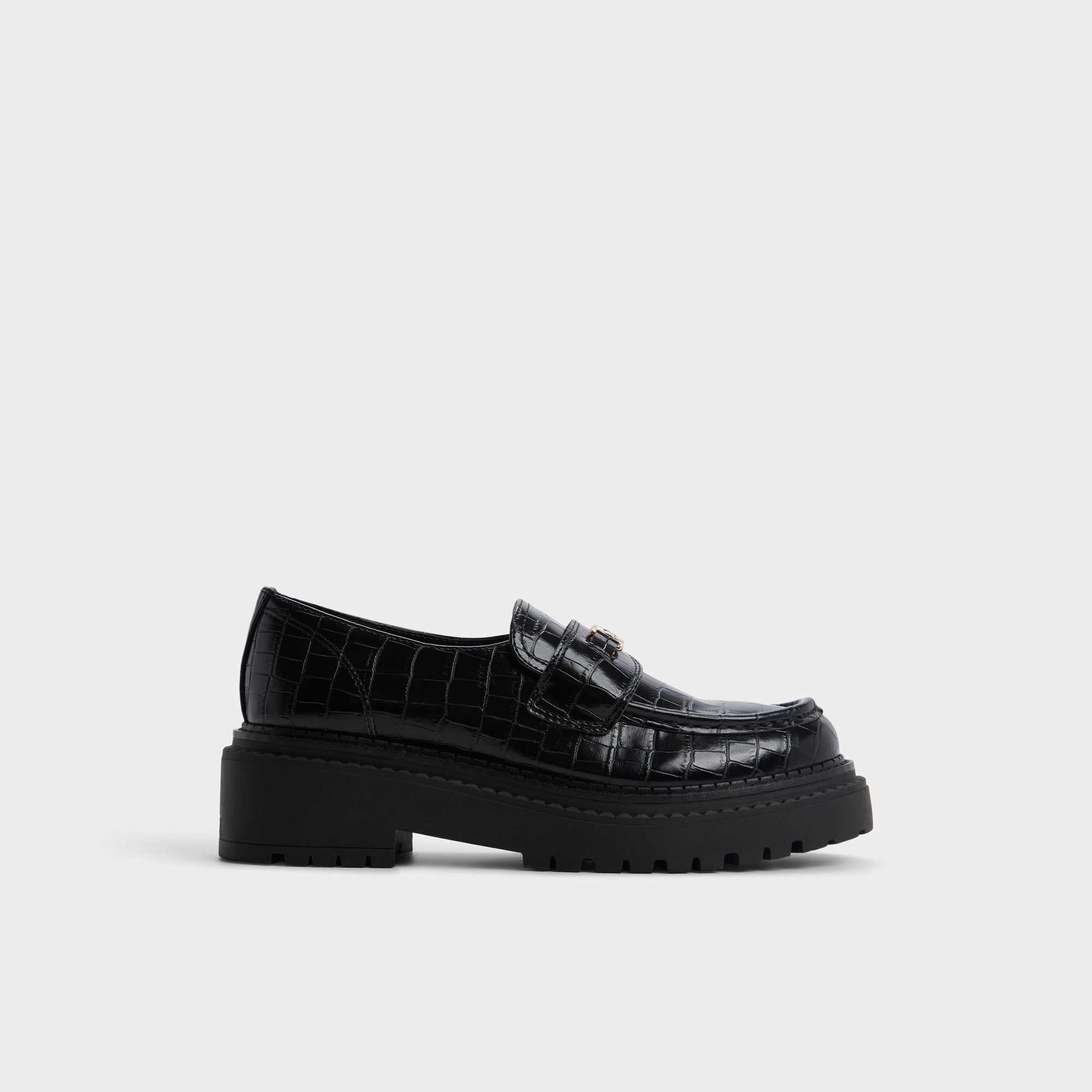 Aldo Miravelle in Black - Loafer, Lug sole Women