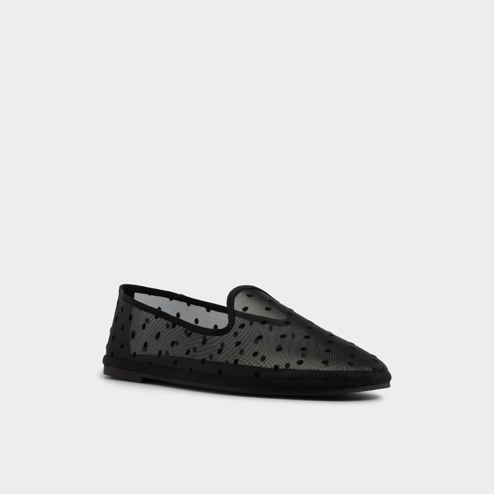 Aldo Aurabelle Black Textile Mesh Women's Loafers & Oxfords - Loafer Women