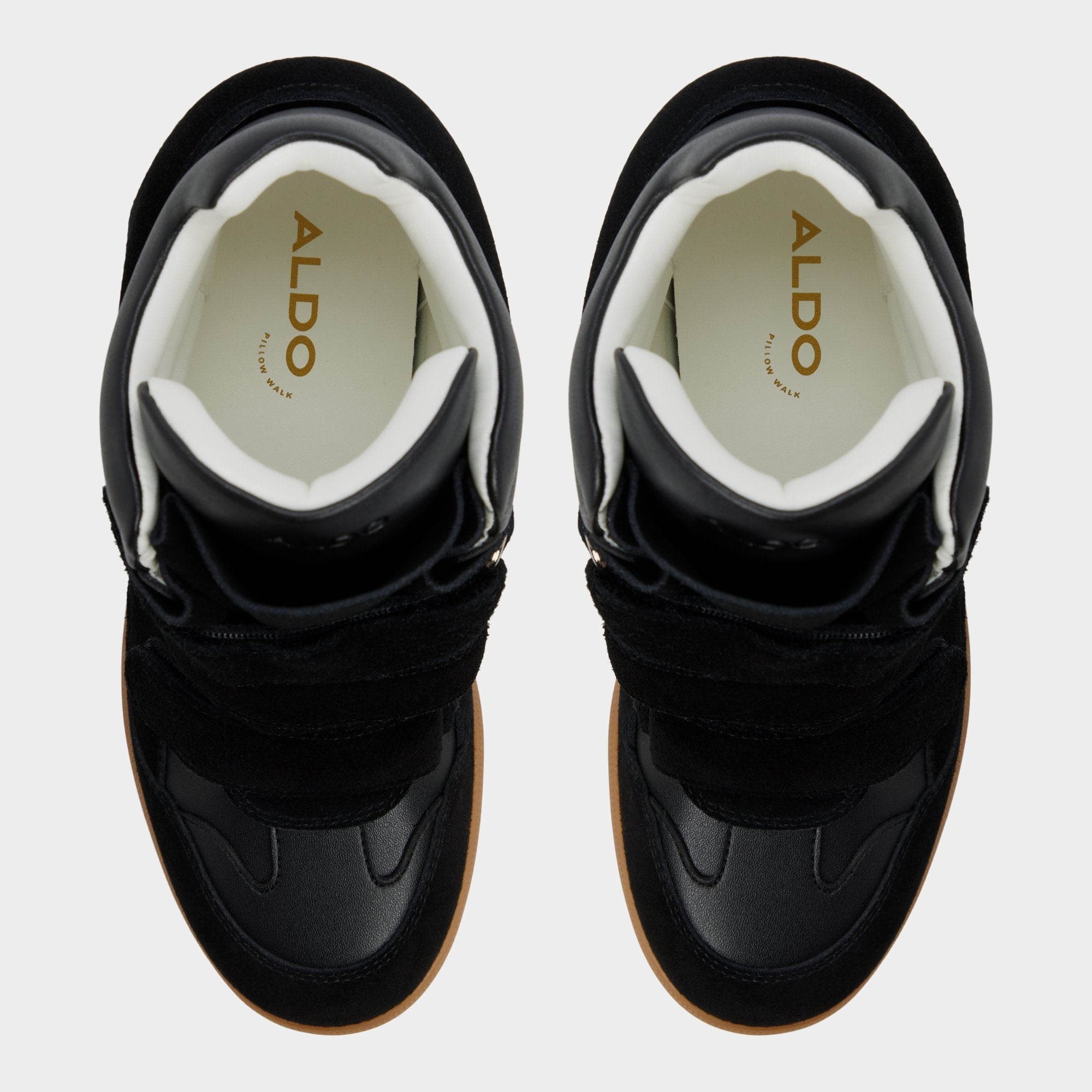 Aldo Bellissamo in Black - Wedge sneaker, Wedge heel Women