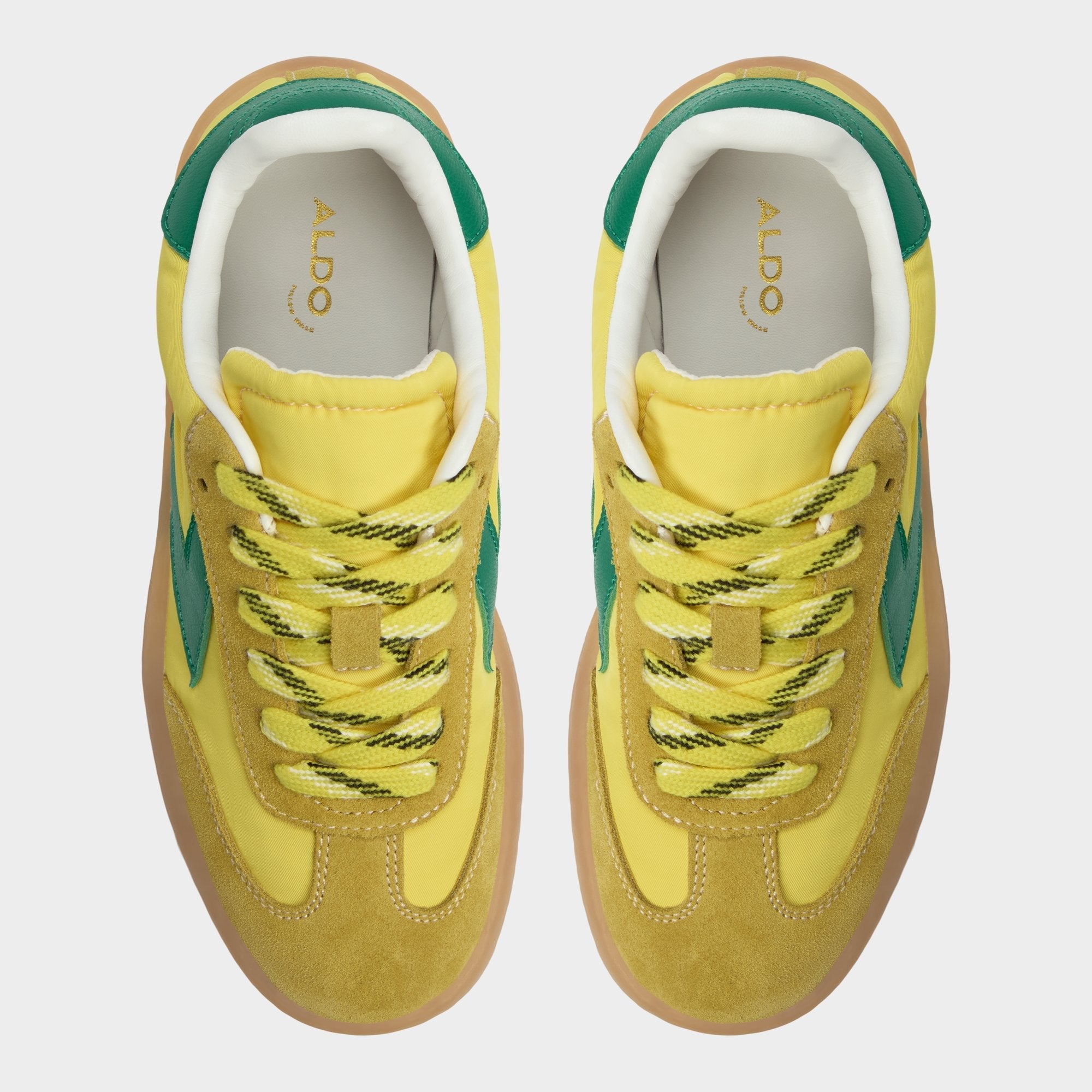 Aldo Retrostep Yellow Multi Women's Low top sneakers - Low top sneaker, Jogger sole Women