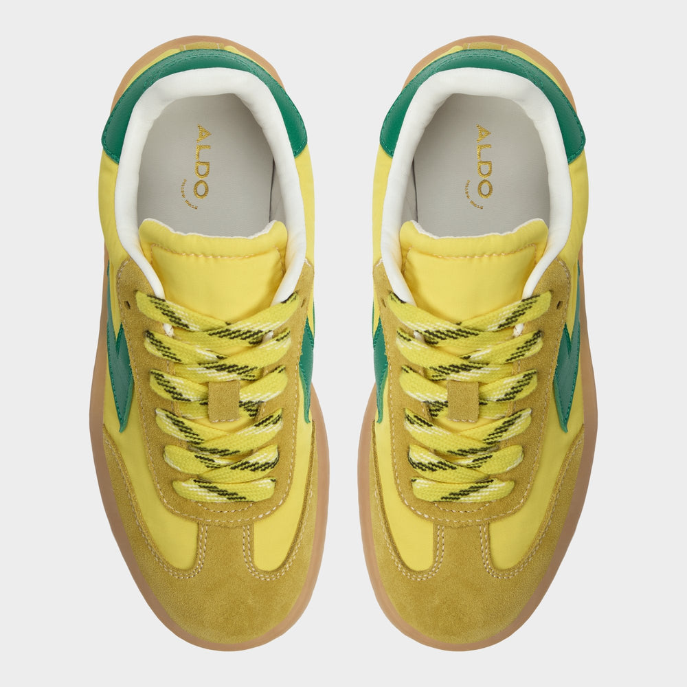 Aldo Retrostep Yellow Multi Women's Low top sneakers - Low top sneaker, Jogger sole Women