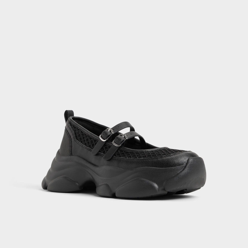 Aldo Aethera Black Women's Platform and wedge sneakers - Mary Jane Sneakers, Jogger sole Women