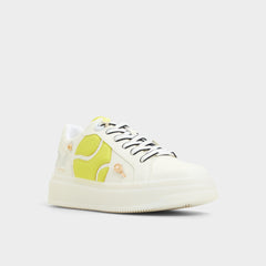 Aldo Clubchamp White Combo Women's Platform and wedge sneakers - Low top sneaker Women