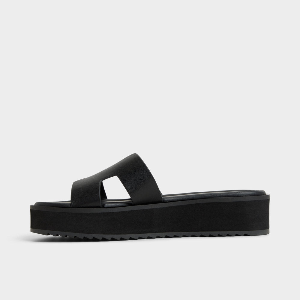 Aldo Anayelie in Black - Slide sandal, Platform Women|New