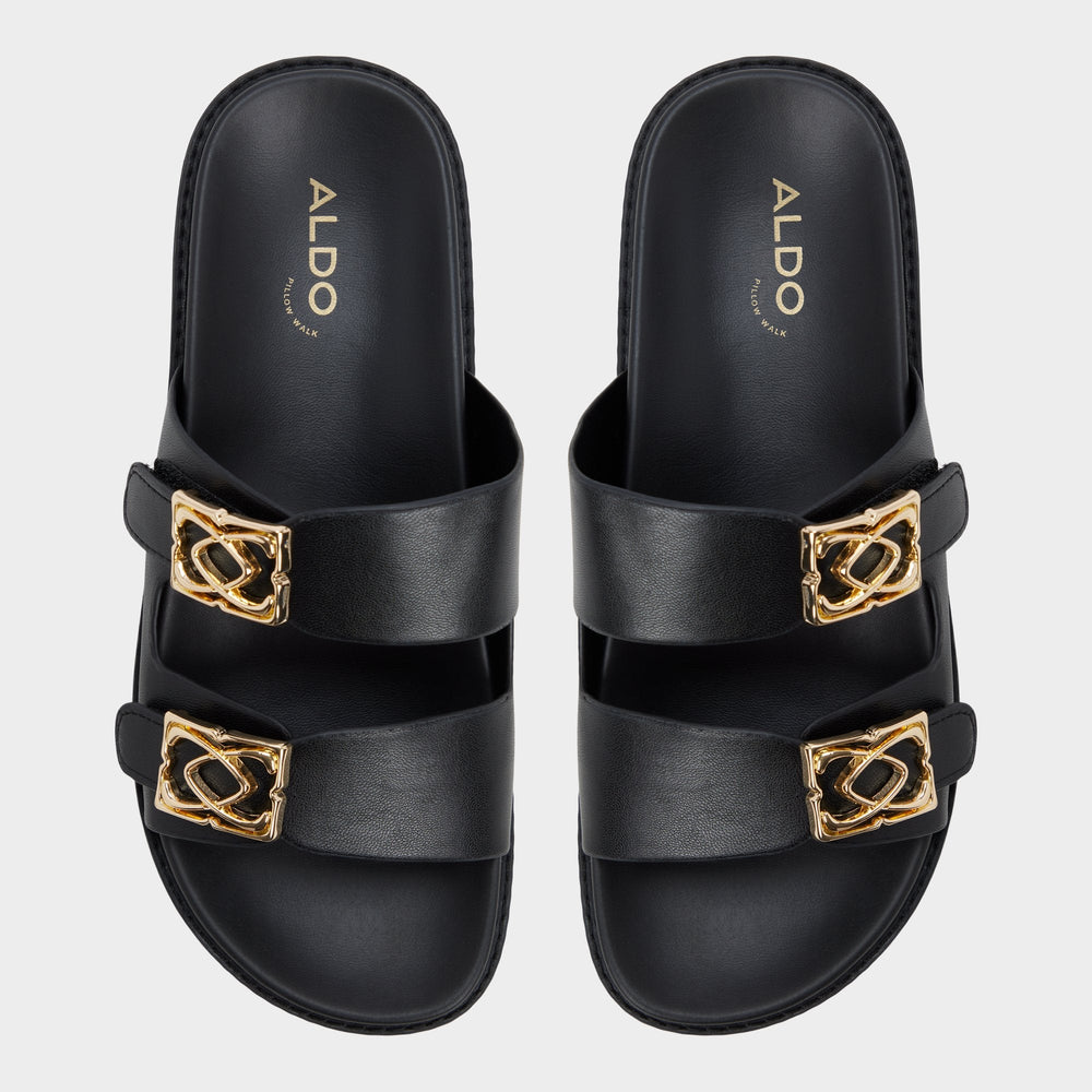 Aldo Mungos in Black - Footbed sandal, Footbed sandal Women|New