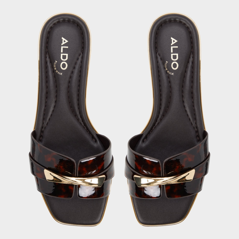 Aldo Darlina in Open Brown - Slide sandal Women|New