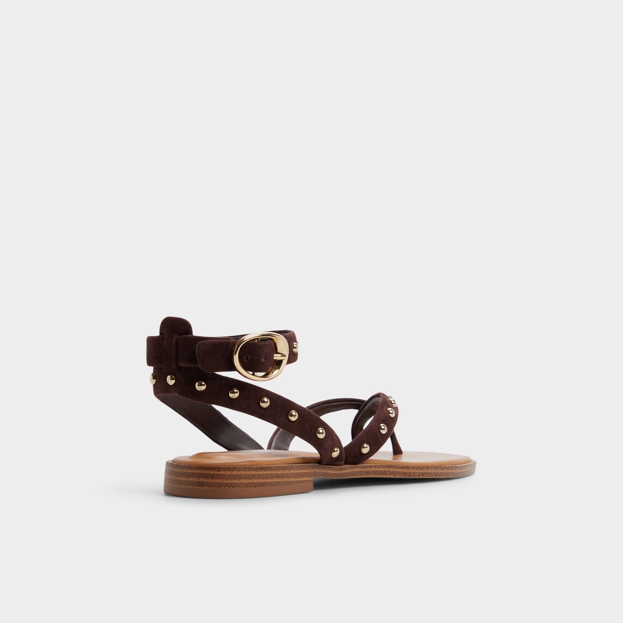 Aldo Daressi in Dark Brown - Flat sandal Women|New