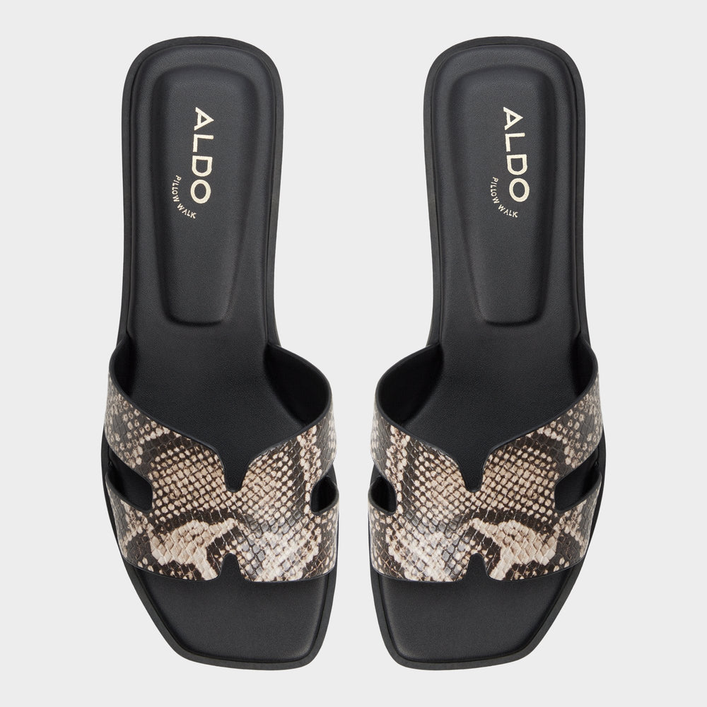 Aldo Itsandal in Open Brown 14190528 - Slide sandal Women|New