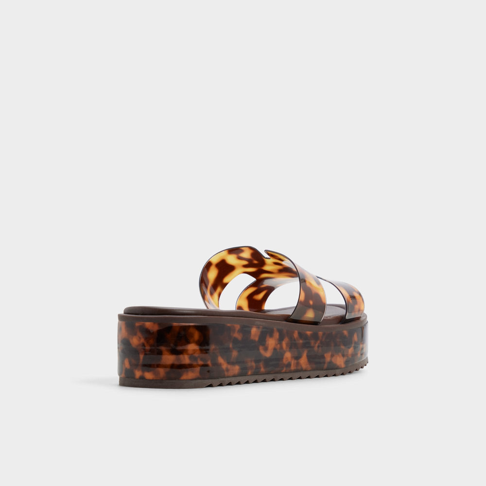 Aldo Anayelie in Open Brown - Slide sandal, Platform Women|New