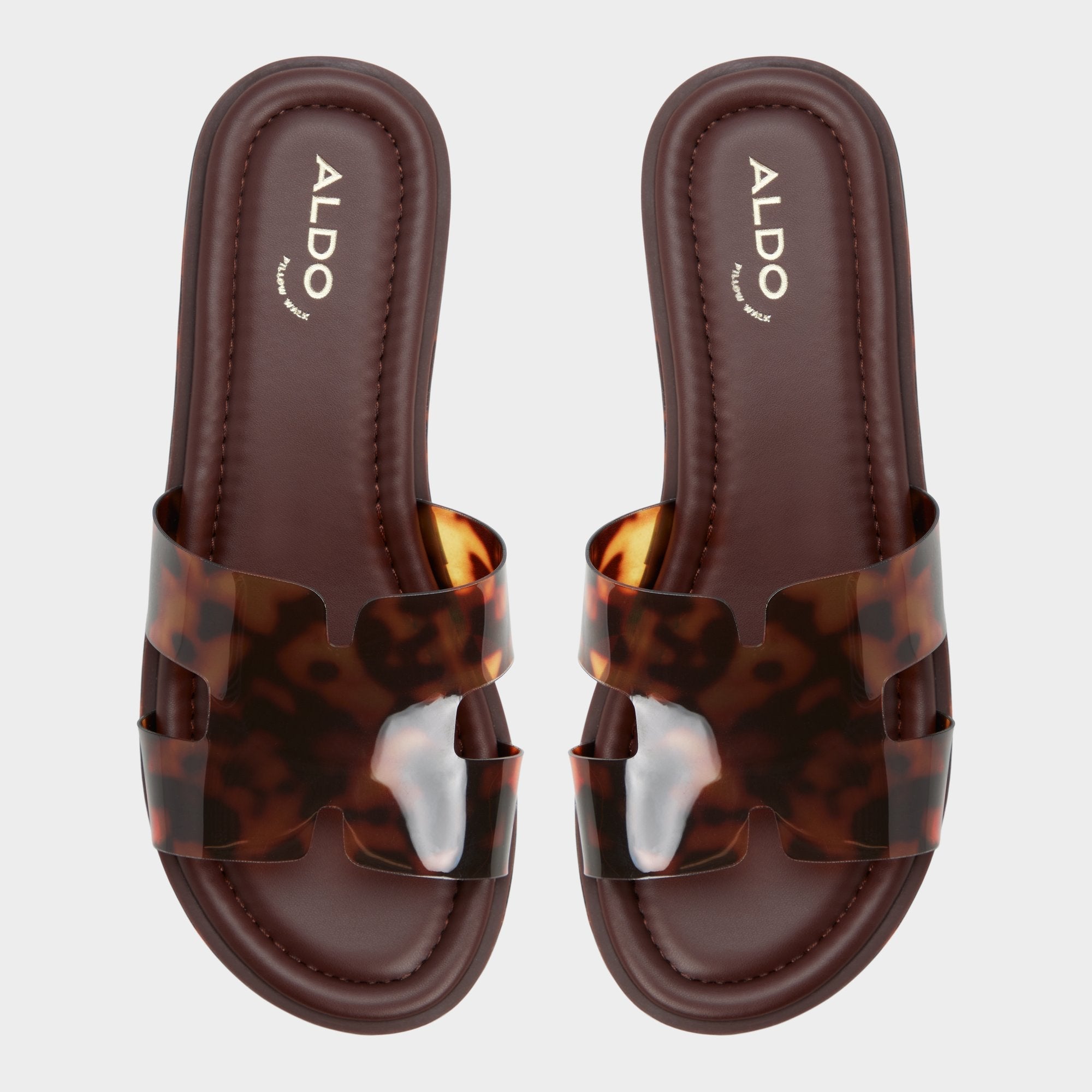 Aldo Anayelie in Open Brown - Slide sandal, Platform Women|New
