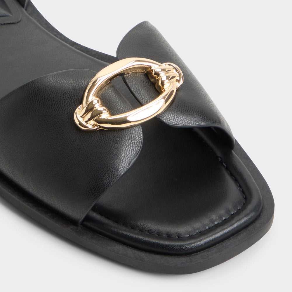Aldo Calelian in Black - Flat sandal Women|New