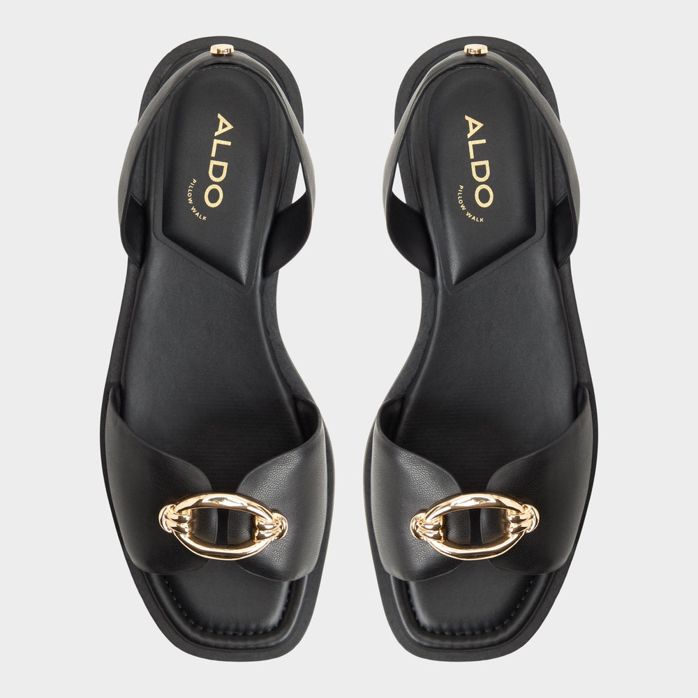 Aldo Calelian in Black - Flat sandal Women|New