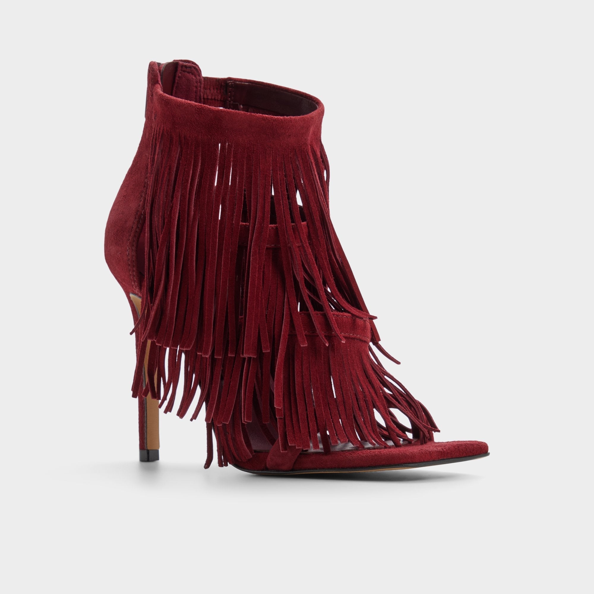 Aldo Nahana in Bordo - Strappy heeled sandal, Stiletto heel Women|New