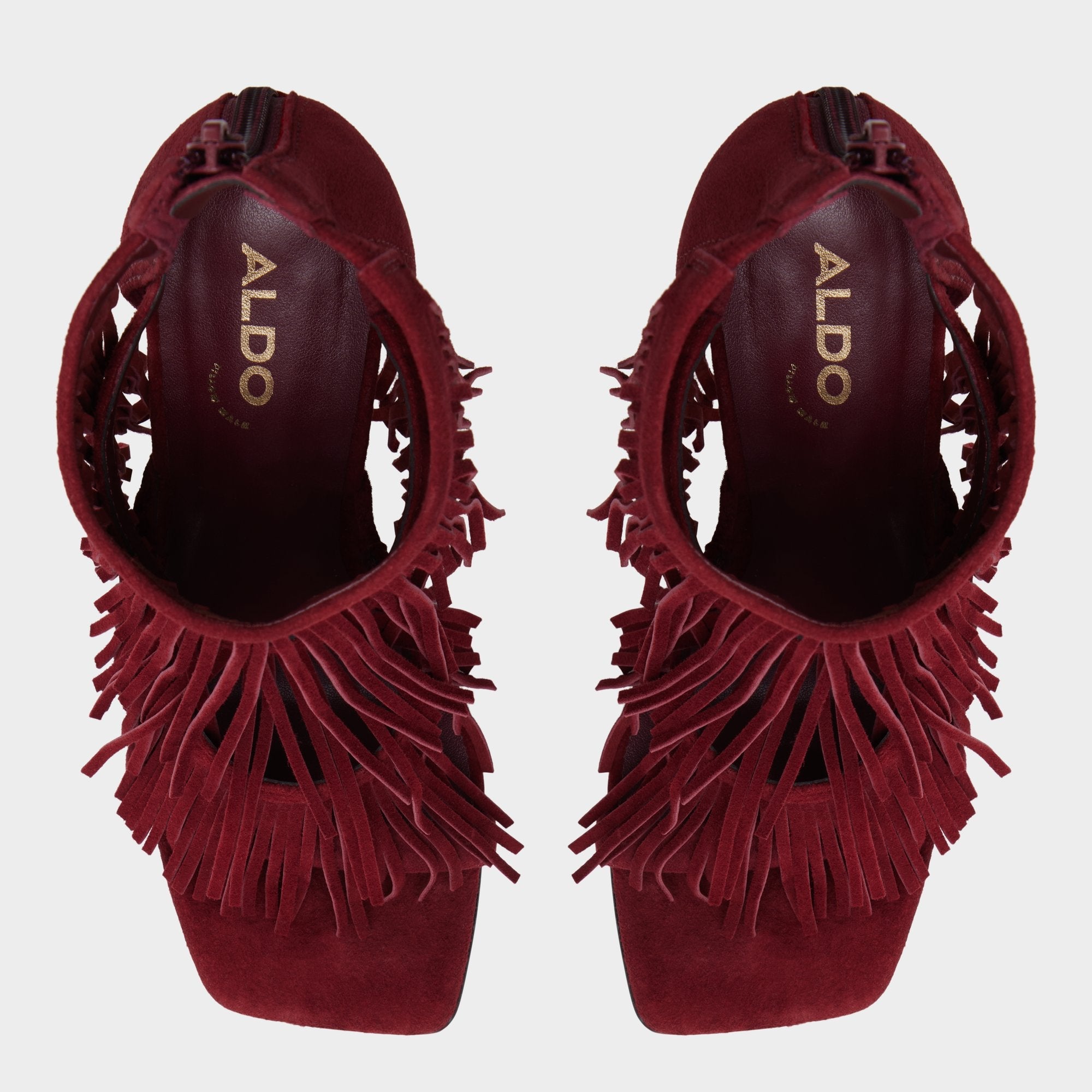 Aldo Nahana in Bordo - Strappy heeled sandal, Stiletto heel Women|New