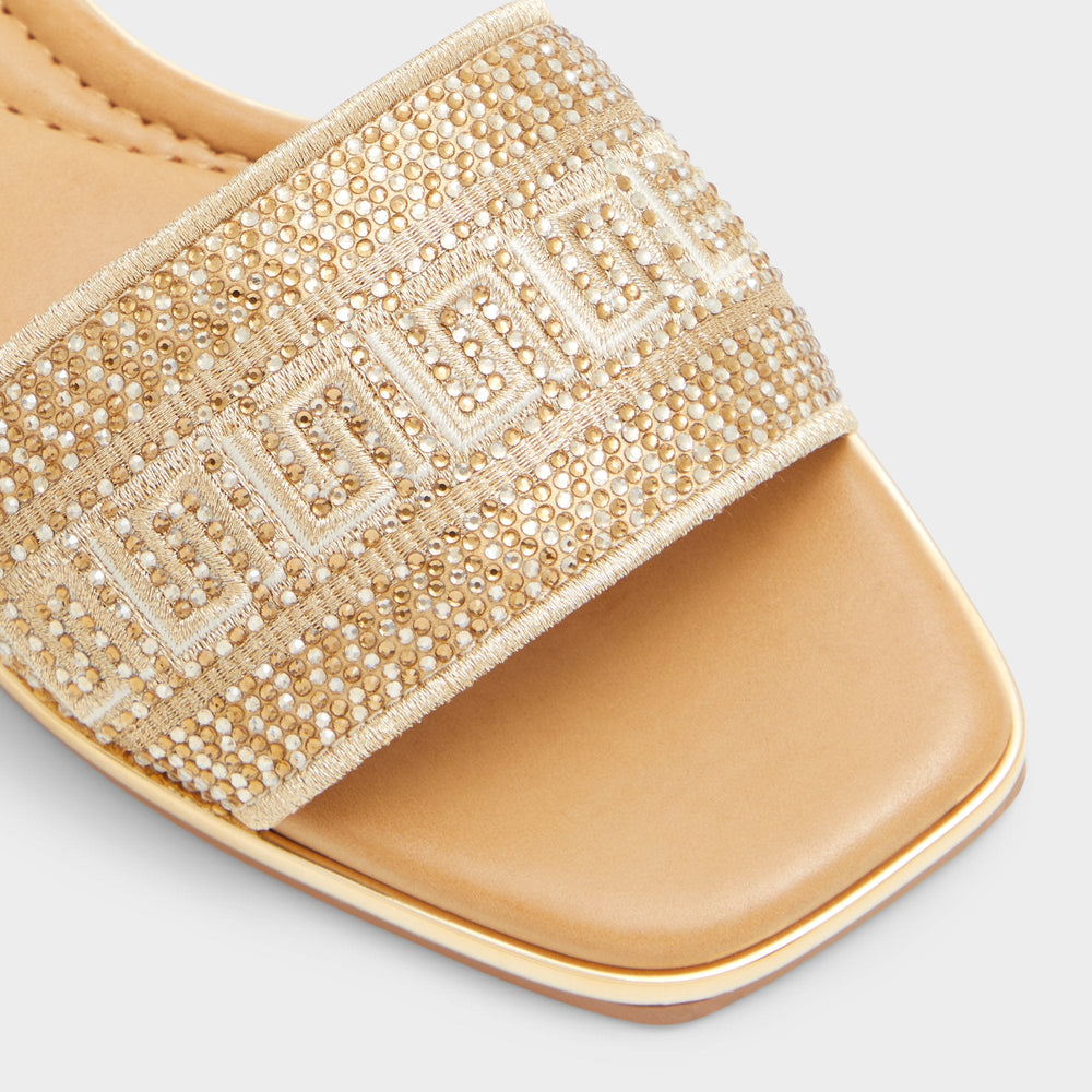Aldo Oceania Gold Women's Flats - Slide sandal Women
