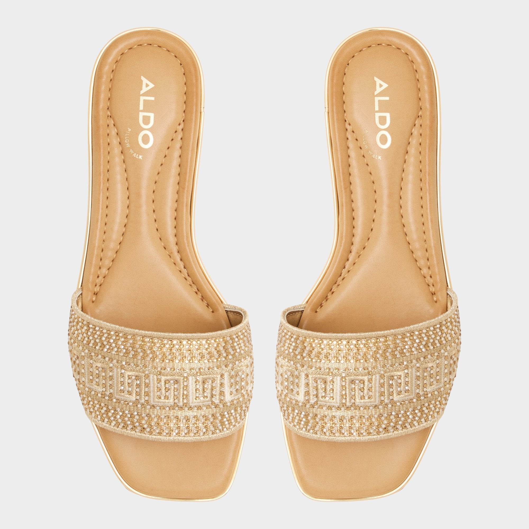 Aldo Oceania Gold Women's Flats - Slide sandal Women