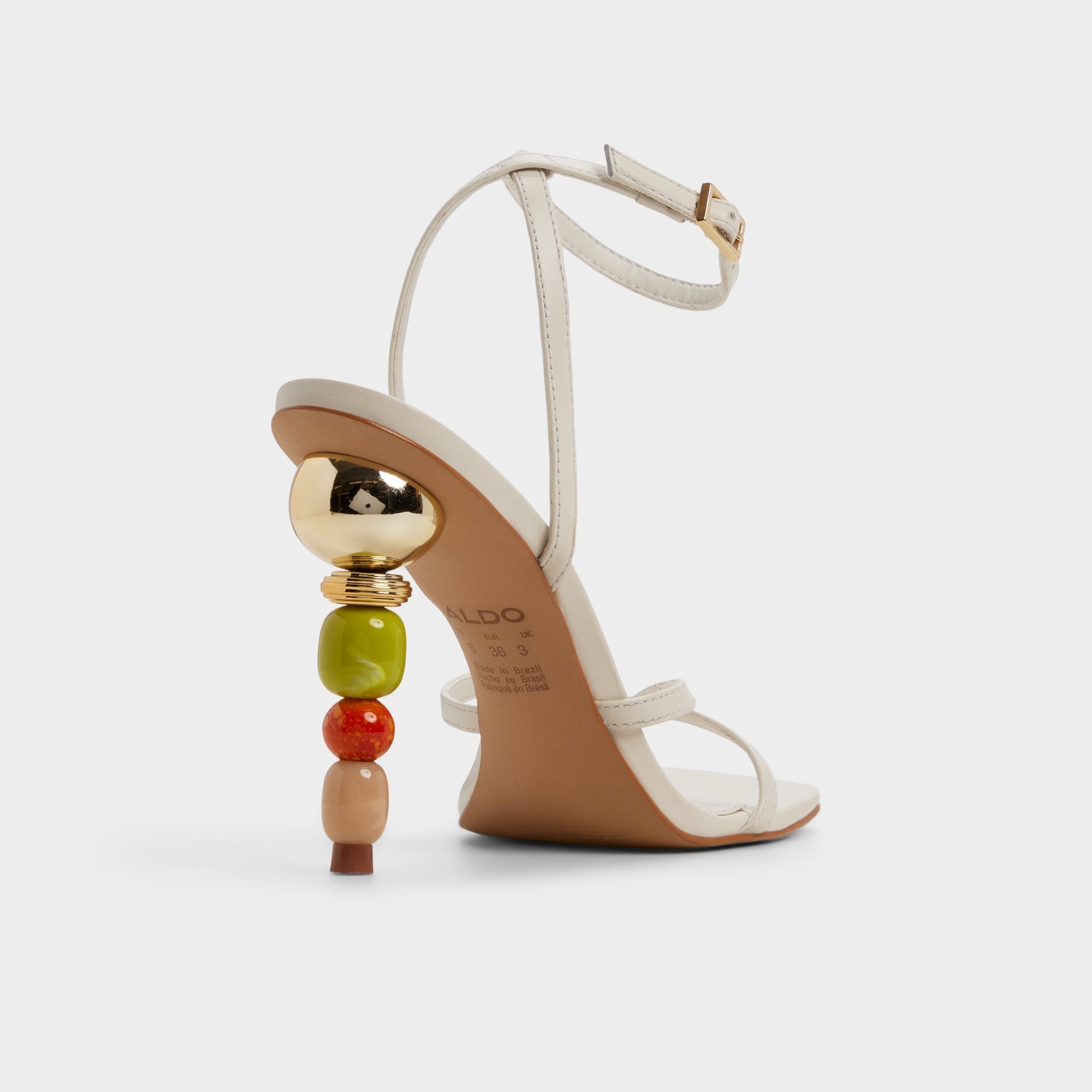 Aldo Beachglass in White Bone - Strappy heeled sandal Women